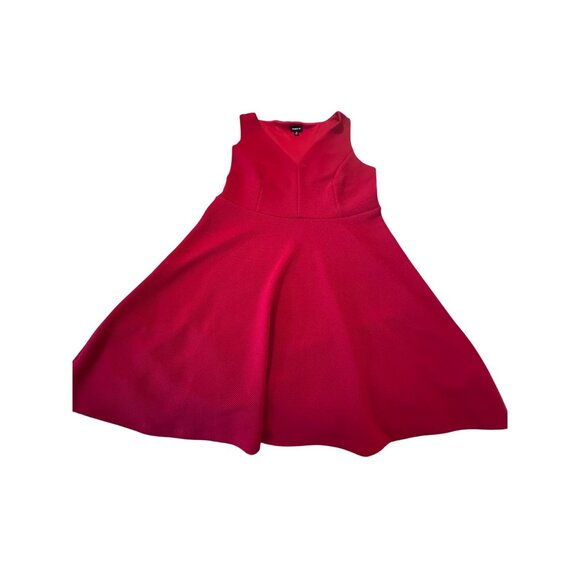 Torrid Sexy Red Sleeveless A-Line flare textured Dress woman’s 0 rockabilly BBW - Picture 4 of 16